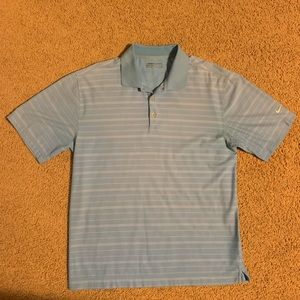 Nike Fit Dry Blue Golf Polo Shirt - Size M